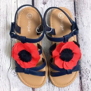 Cat & Jack Girls Flower Sandal
